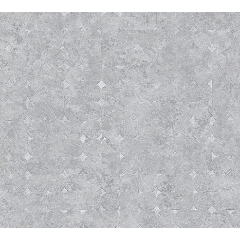Industrial Tapete Grau Betonoptik - Geometrisches Muster mit Struktur - Vliestapete modern (396565)