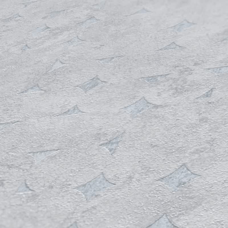 Tapete Lichtgrau Betonoptik Industrial - Geometrisches Muster dezent - Vlies Tapete modern (396566)