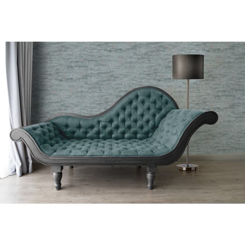 Vintage Struktur Tapete Grün Kupfer - Vliestapete mit Metallic-Effekt - Urban & edel (396571)