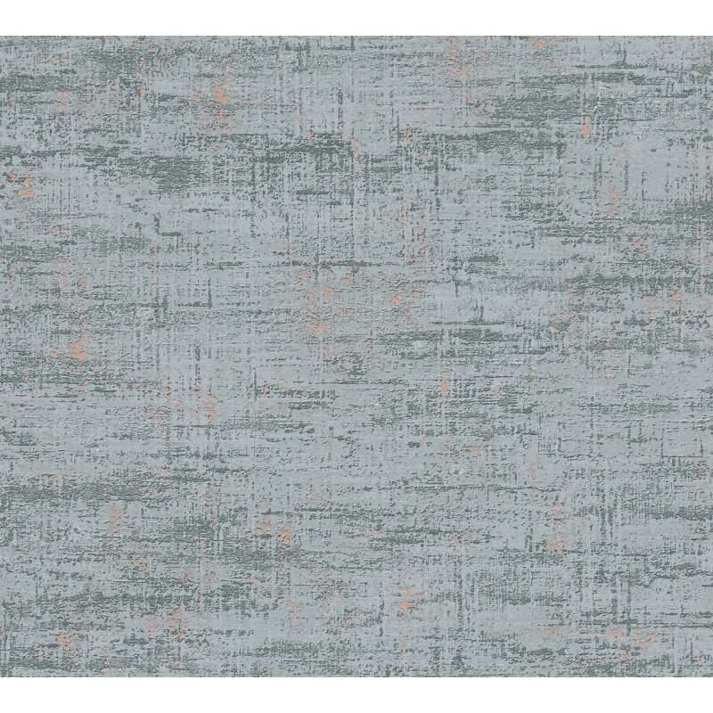 Vintage Struktur Tapete Grün Kupfer - Vliestapete mit Metallic-Effekt - Urban & edel (396571)