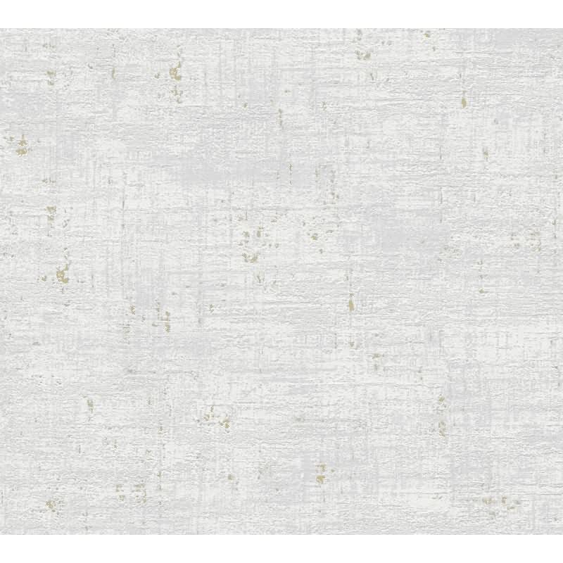 Vintage Tapete Grau Creme Gold - Vliestapete mit Metallic-Effekt - Elegant & modern (396573)