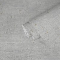 Vintage Tapete Grau Creme Gold - Vliestapete mit...