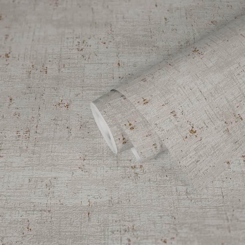 Used Look Tapete Grau Weiß Gold - Vliestapete mit Metallic-Effekt - Modern & edel (396574)