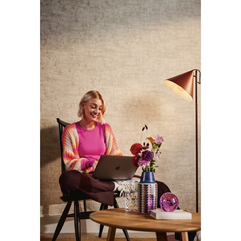 Vintage Vliestapete Beige Weiß Gold - Tapete mit Metallic-Effekt - Modern & edel (396575)