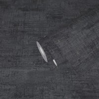 Strukturtapete Anthrazit Kupfer- Vliestapete mit...