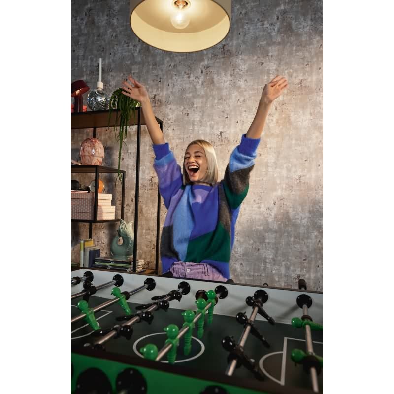 Vliestapete mit Putz-Optik Grau Beige Blau - Design Struktur-Tapete modern (396702)