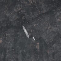 Industrial Vliestapete Putzoptik Anthrazit...