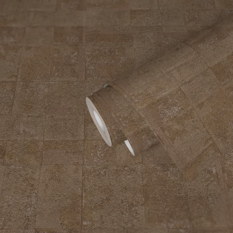 Struktur Tapete Braun Gold - Design Vlies Tapete mit Metallic-Effekt glänzend (396711)