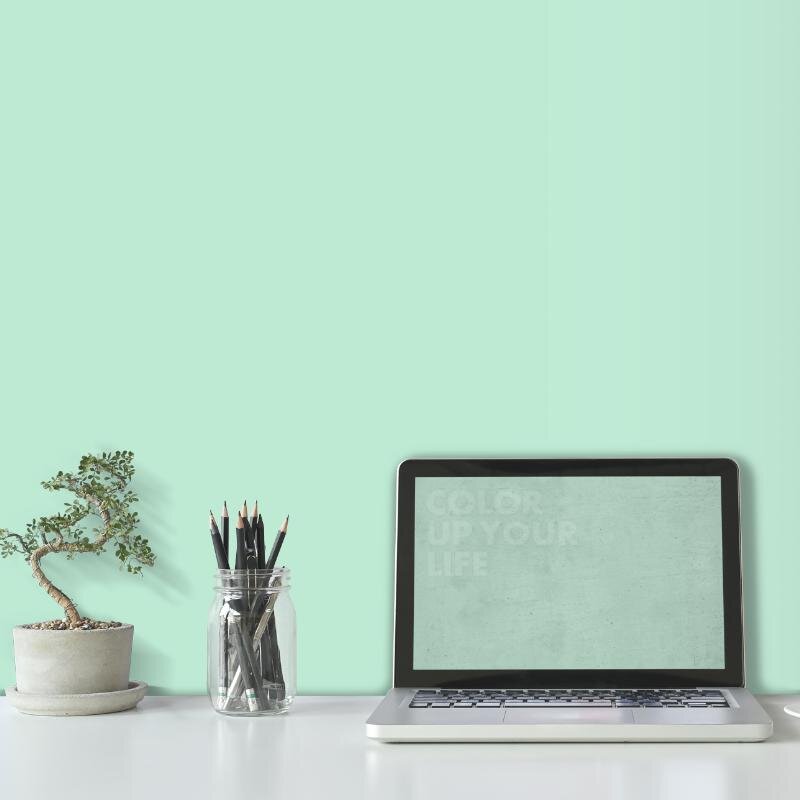 Wandfarbe Mint Türkis-Grün Bahamas 1B Wallcover Colors S 0520-B90G