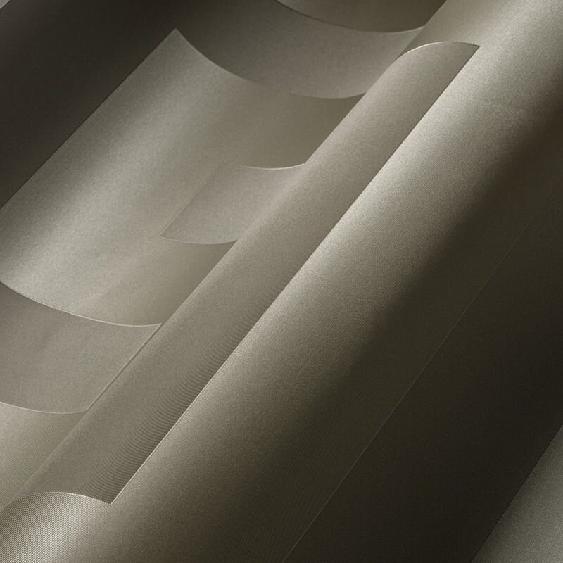 Tapete Grau, Silber VERSACE Satintapete (386092)