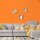 Wandfarbe Orange Bologna 1F Wallcover Colors S 0570-Y50R