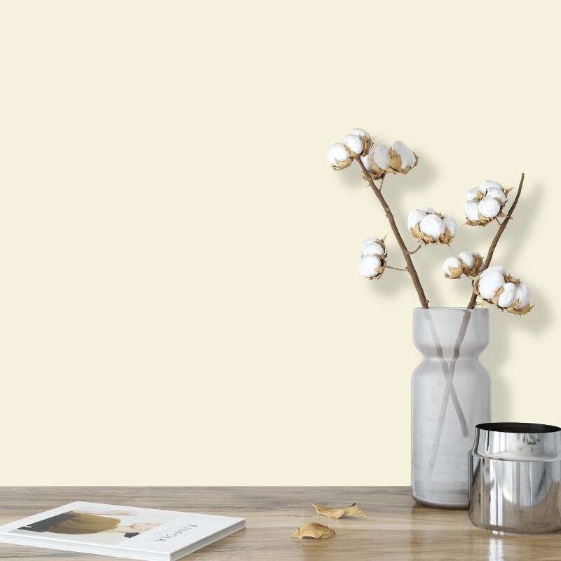 Wandfarbe Weiß-Gelb Blassgelb Carnegia 2A Wallcover Colors S 0804-Y10R