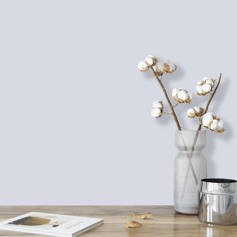 Wandfarbe Weißgrau Blassblau Atlantik 5A Wallcover Colors S 1010-R70B