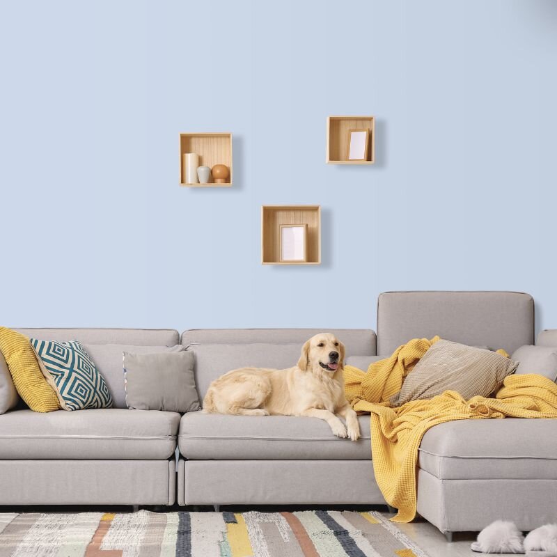 Wandfarbe Hellblau Himmelblau Marine 2A Wallcover Colors S 1010-R90B