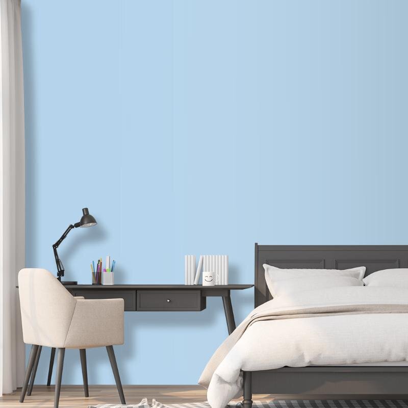 Wandfarbe Hellblau Himmelblau Pazifik 2B Wallcover Colors S 1020-R90B