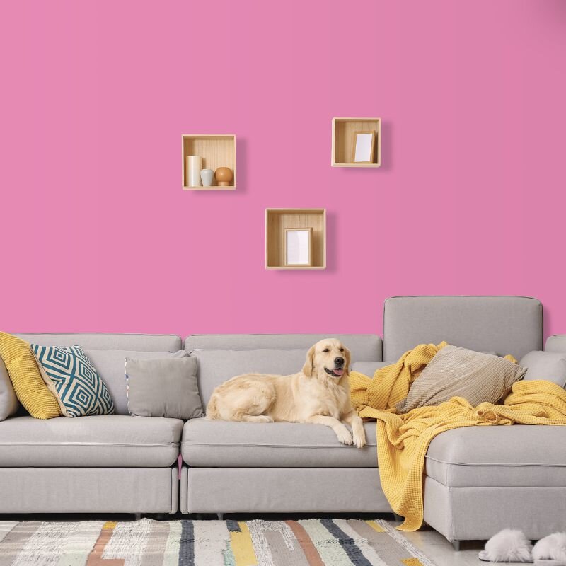 Wandfarbe Pink Pretty Pink 2D Wallcover Colors S 1050-R30B