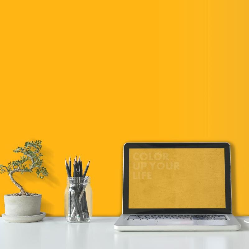 Wandfarbe Orange Kalahari 1F Wallcover Colors S 1070-Y20R