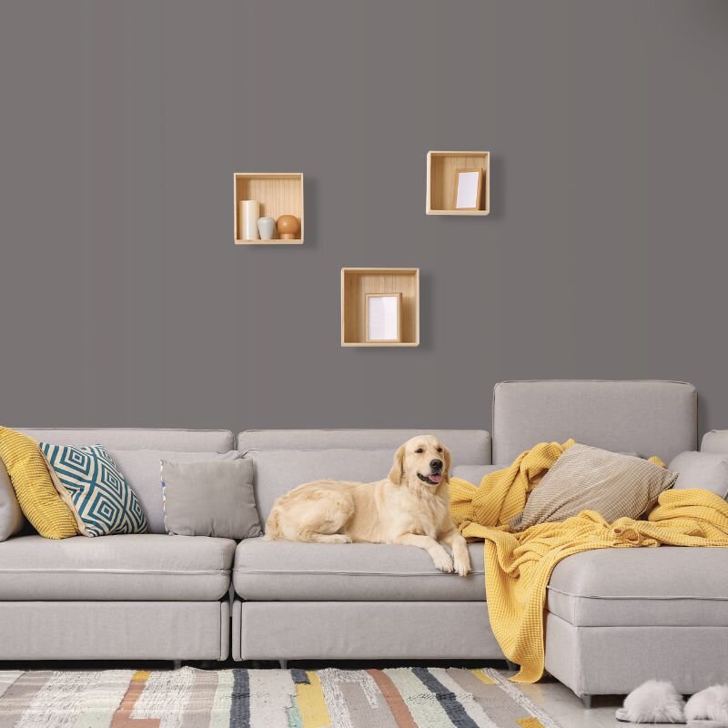 Wandfarbe Hellgrau Moon 1D Wallcover Colors S 2002-B