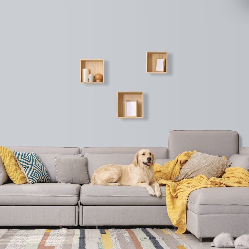 Wandfarbe Hellgrau Blaugrau Moon 5A Wallcover Colors S 2002-B50G