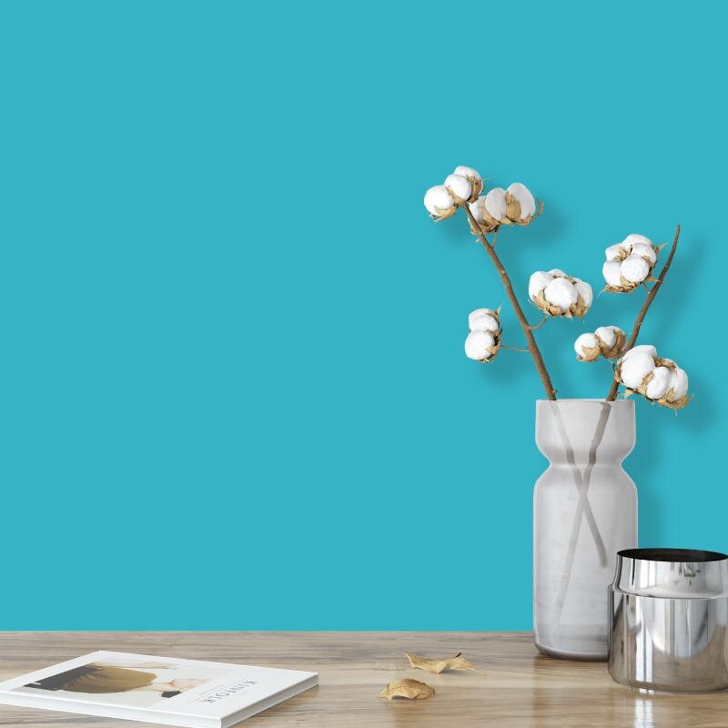 Wandfarbe Türkis-Blau Aqua Trinidad 1E Wallcover Colors S 2040-B20G