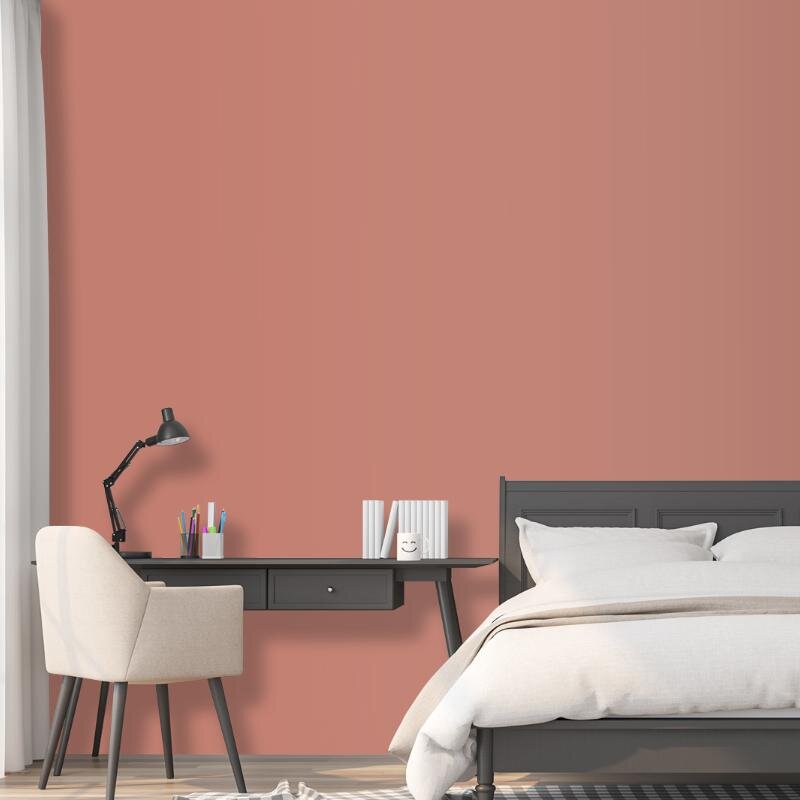 Wandfarbe Pfirsich Rosa Palermo 3D Wallcover Colors S 2040-Y80R