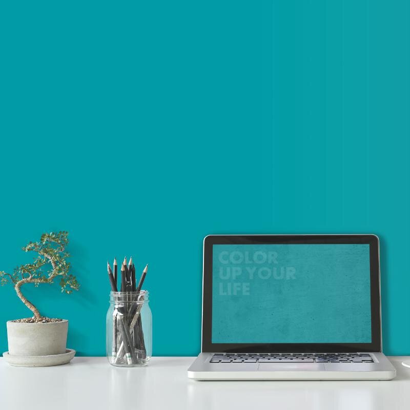 Wandfarbe Türkis Margarita 2E Wallcover Colors S 2050-B50G