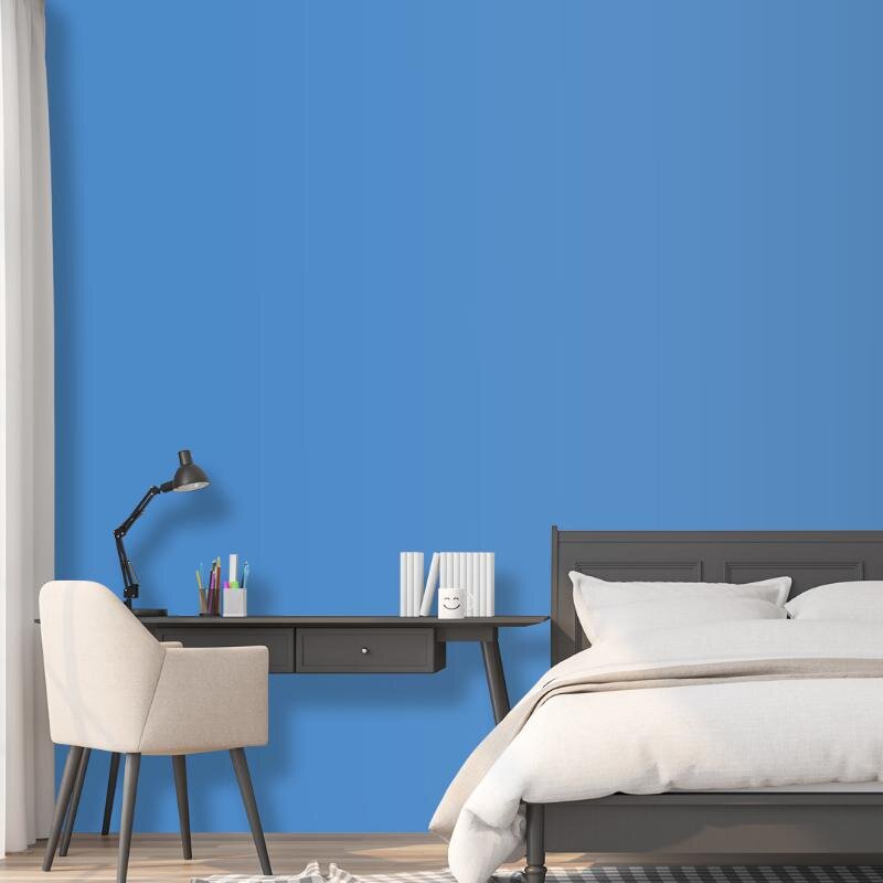 Wandfarbe Blau Meeresblau Marine 2D Wallcover Colors S 2050-R80B
