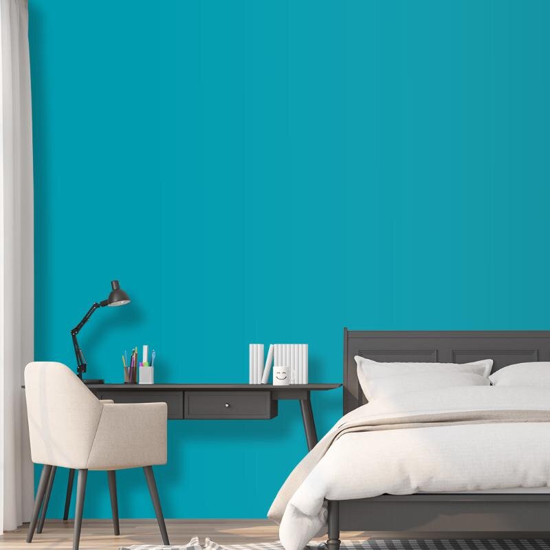Wandfarbe Türkis-Blau Aqua Trinidad 1F Wallcover Colors S 2055-B10G