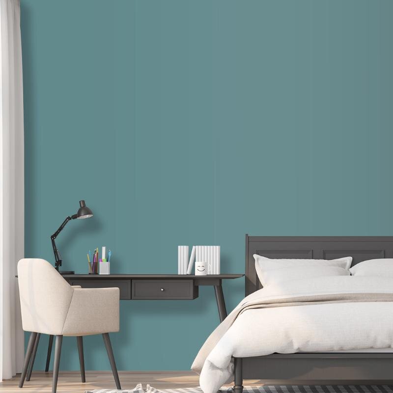 Wandfarbe Teal Petrol Blaugrün Margarita 5D Wallcover Colors S 4020-B70G