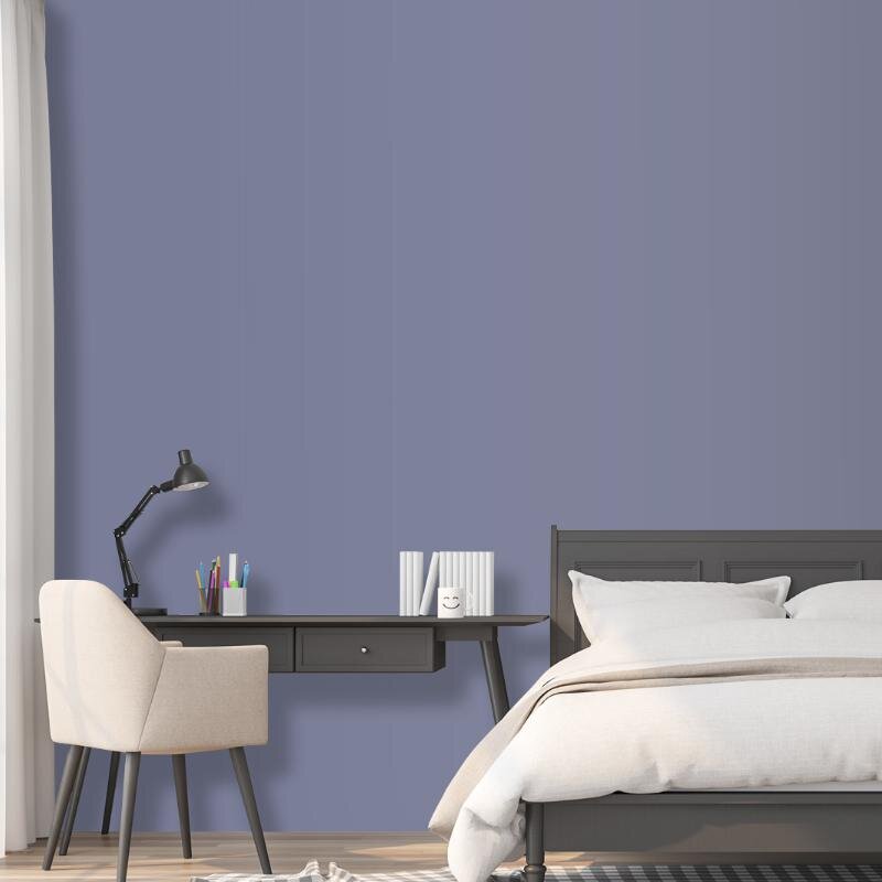 Wandfarbe Stahlblau Blaugrau Atlantik 5D Wallcover Colors S 4020-R70B