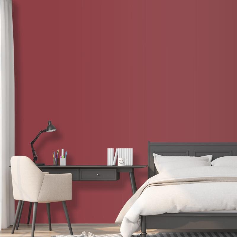Wandfarbe Bordeaux-Rot Weinrot Piccadilly 2F Wallcover Colors S 4040-R