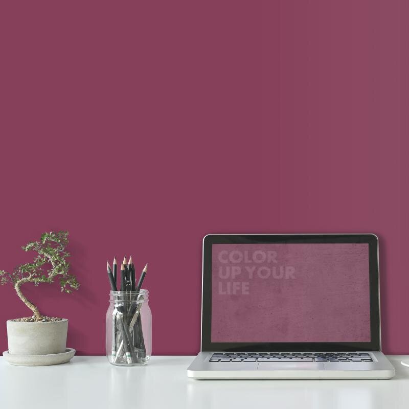 Wandfarbe Purpur Aubergine Portobello 4F Wallcover Colors S 4040-R20B