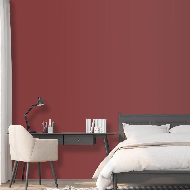 Wandfarbe Bordeaux-Rot Weinrot Napoli 4F Wallcover Colors S 5030-R