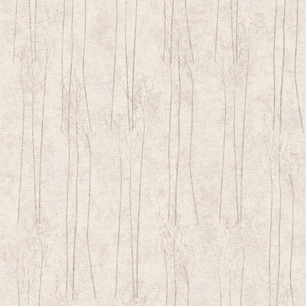 Tapete Grau, Silber, Lila, Flieder livingwalls Vliestapete (386142)