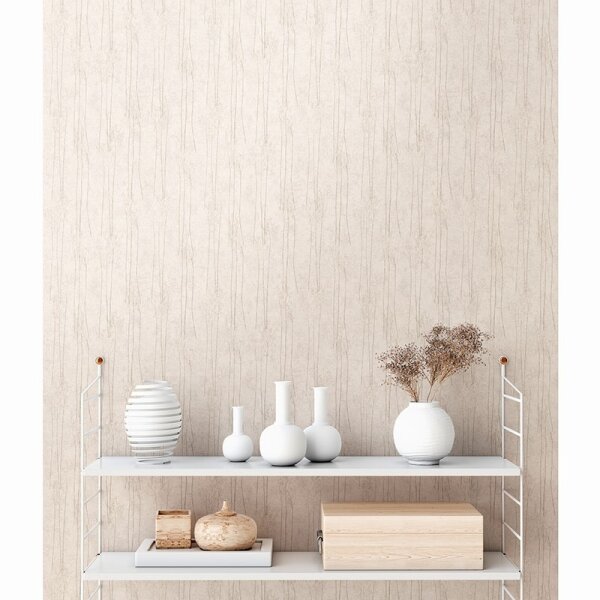 Tapete Grau, Silber, Lila, Flieder livingwalls Vliestapete (386142)