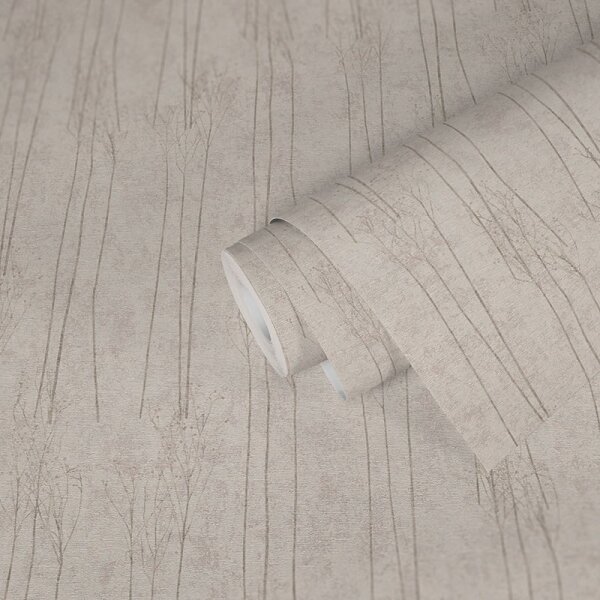 Tapete Grau, Silber, Lila, Flieder livingwalls Vliestapete (386142)