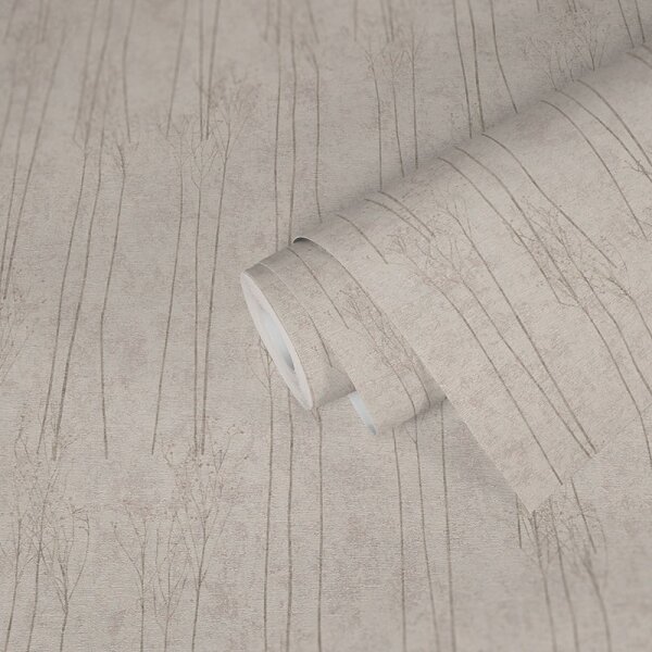 Tapete Grau, Silber, Lila, Flieder livingwalls Vliestapete (386142)