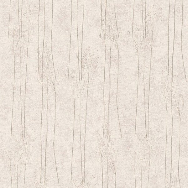 Tapete Grau, Silber, Lila, Flieder livingwalls Vliestapete (386142)