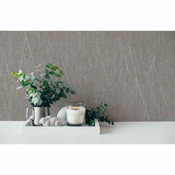 Tapete Grau, Silber, Lila, Flieder livingwalls Vliestapete (385988)