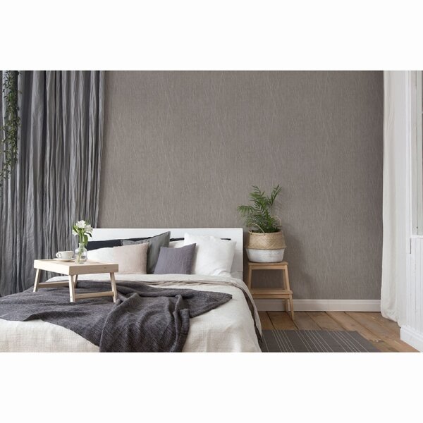 Tapete Grau, Silber, Lila, Flieder livingwalls Vliestapete (385988)