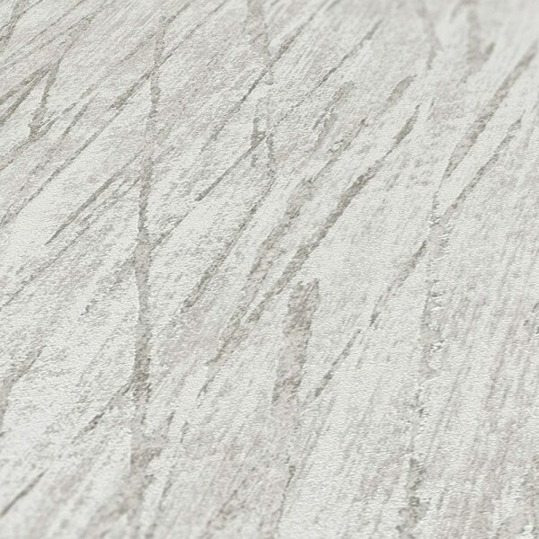 Tapete Grau, Silber livingwalls Vliestapete (385987)