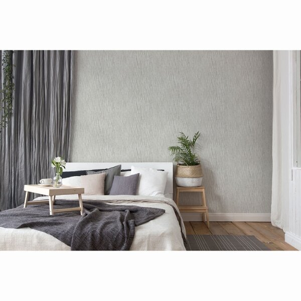 Tapete Grau, Silber livingwalls Vliestapete (385987)