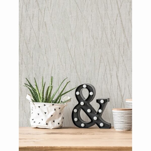 Tapete Grau, Silber livingwalls Vliestapete (385986)