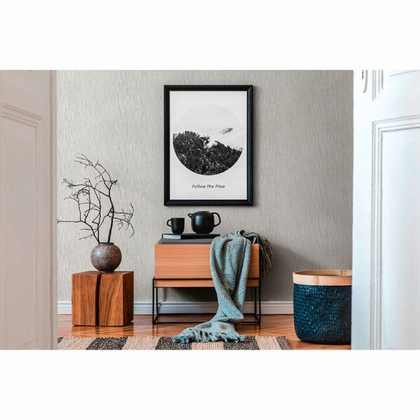 Tapete Grau, Silber livingwalls Vliestapete (385986)