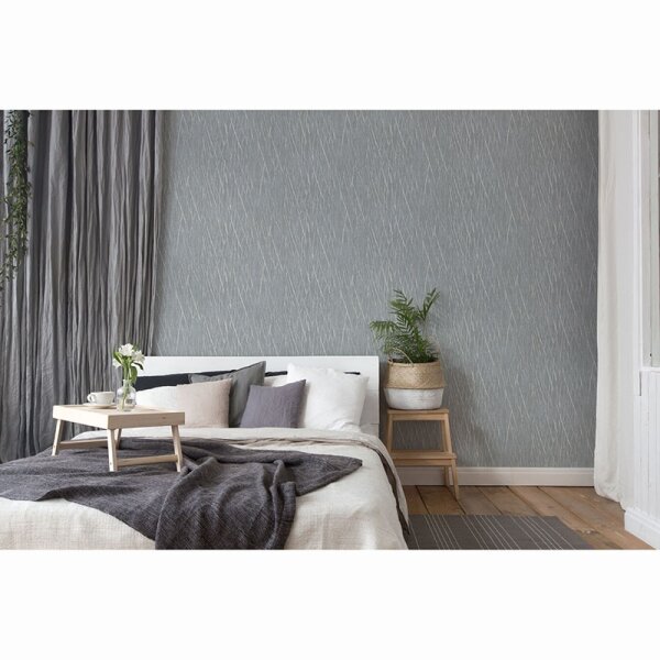Tapete Grau, Silber livingwalls Vliestapete (385981)