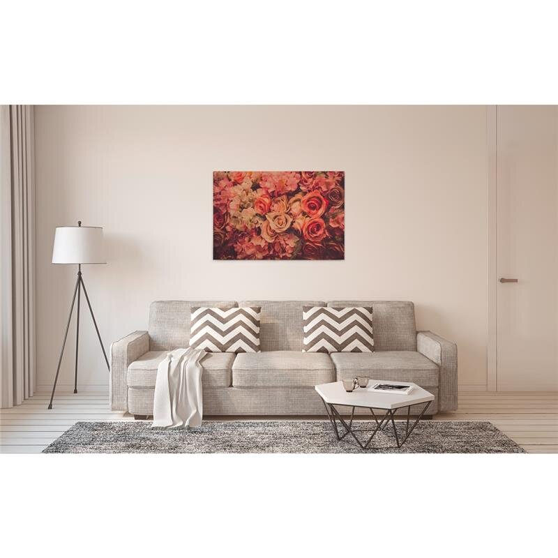 A.S. Création Leinwandbild FlowerWall Größe 90cm x 60cm