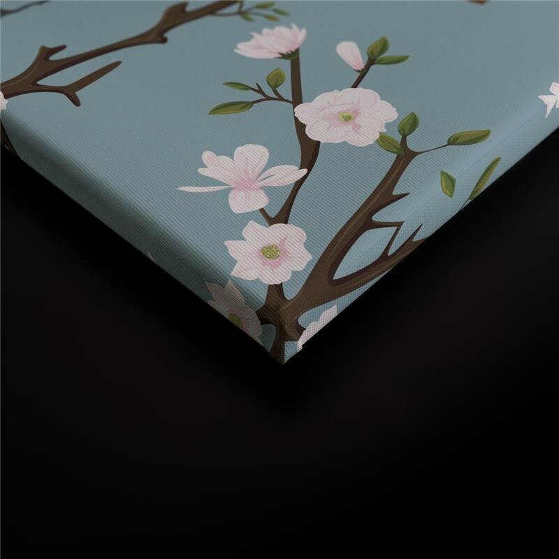 A.S. Création Leinwandbild JapaneseCranes Größe 90cm x 60cm