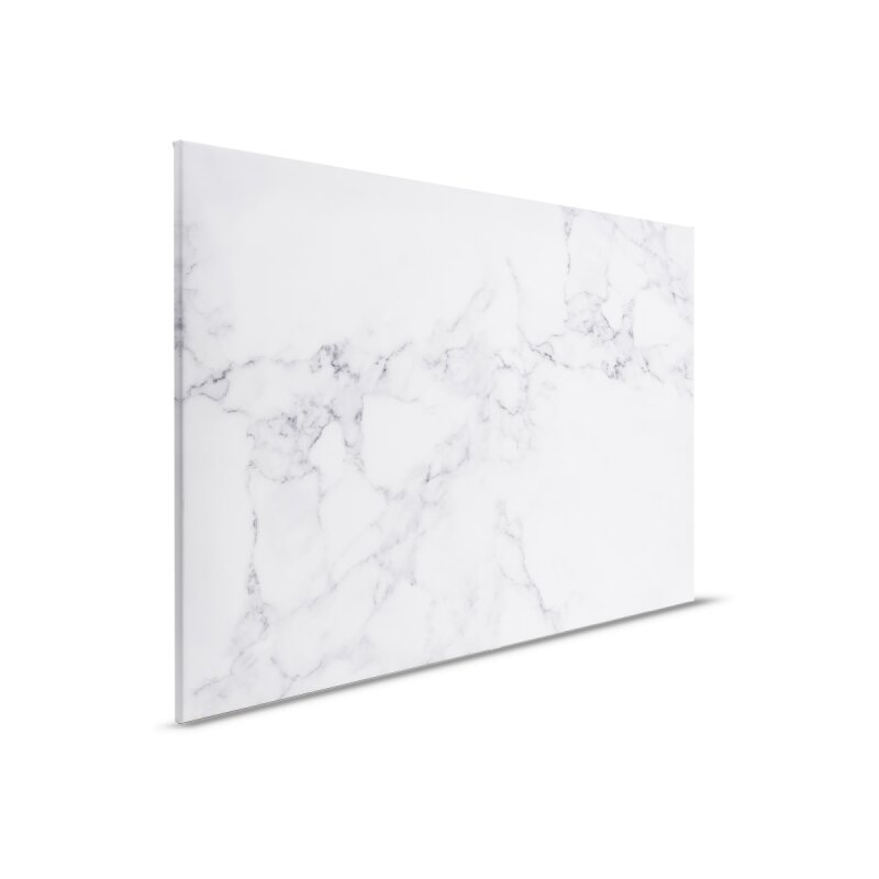 A.S. Création Leinwandbild WhiteMarble1 Größe 90cm x 60cm