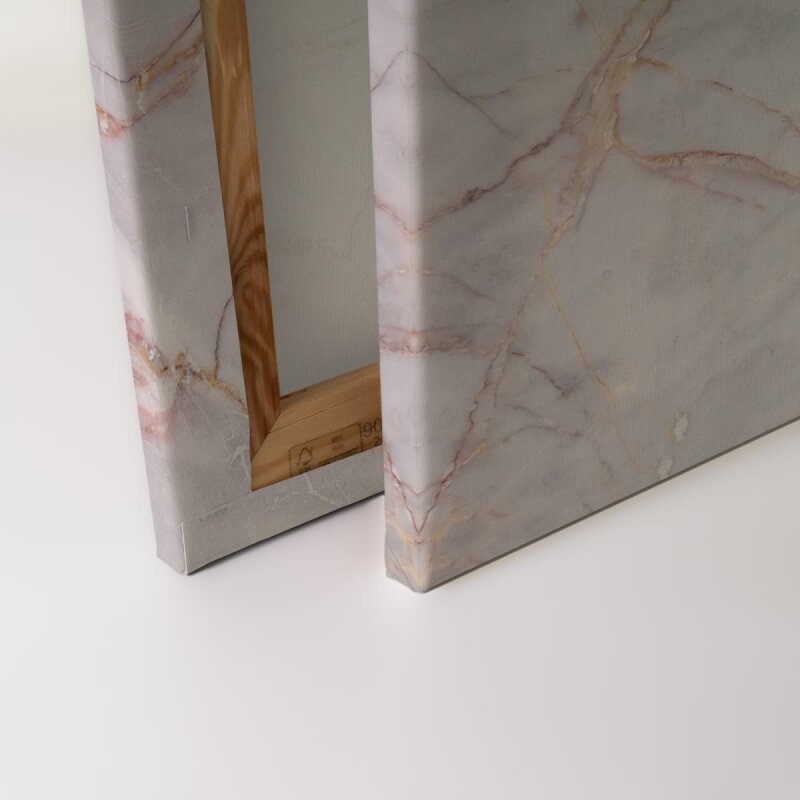A.S. Création Leinwandbild GreyLightMarble Größe 90cm x 60cm