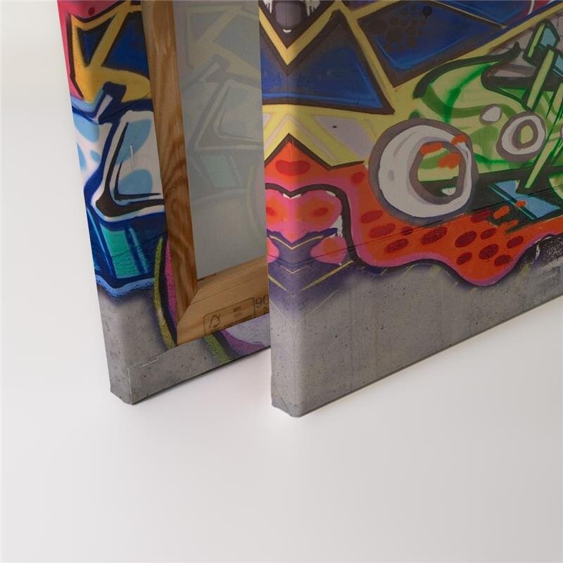 A.S. Création Leinwandbild Graffiti Größe 90cm x 60cm